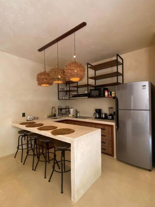 Apartment With Private Pool Tulum Chemuyil Exterior foto